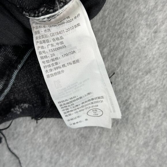 Abercrombie & Fitch Shorts WMNS 28/6R Crop Wide Leg Ultra High Rise Washed Black - Picture 5 of 8